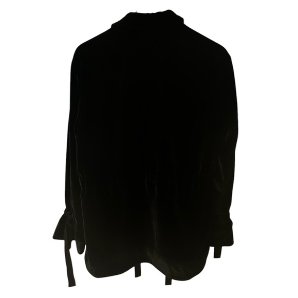 Cinq à Sept Mathieu Velvet Jacket in Black New Medium - Picture 4 of 7